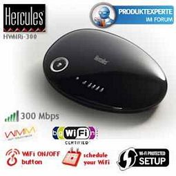 Hercules HWNRi-300 Wireless N Integrated Router und Access Point