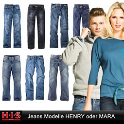 Doppelpack HIS Herrenjeans + Archos 7 Zoll Tablet