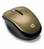 Optische HP Wireless Mobile-Maus (Goldgelb) mit 2,4 GHz (LP336AA)