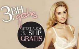 Hunkemöller: Jeder 3. BH und jeder 3. Slip gratis + 20% auf Swimwear