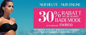Hunkemöller: 30 Prozent Rabatt auf Bademode (nur heute)