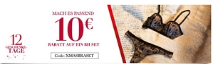 Hunkemöller: 10 Euro Rabatt auf ein BH-Set