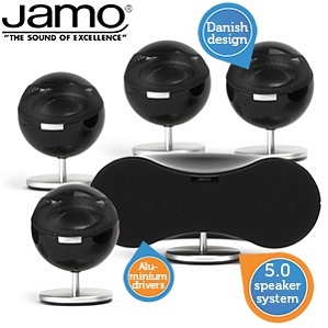 Jamo S35 HCS hochglanz 5.0 Satellitensystem