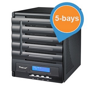 Thecus N5550 NAS (bis zu 5 HDDs)