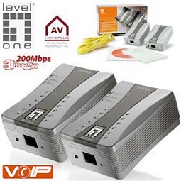 Doppelpack Powerline-Adapter Level One PLI-2030
