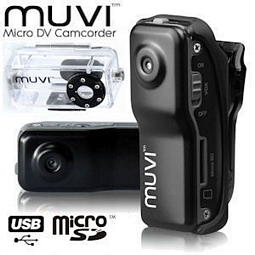 Micro-Camcorder Veho Muvi mit Unterwassergehäuse