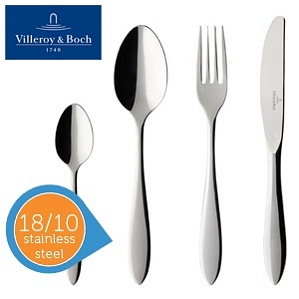 Villeroy & Boch Arthur 68-teiliges Besteck-Set für 12 Personen aus 18/10 Edelstahl