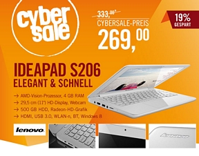 Lenovo IdeaPad S206 (M899K) Netbook