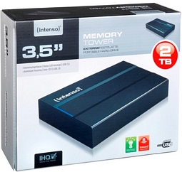Intenso Memory Tower 2TB externe 3,5 Zoll-Festplatte