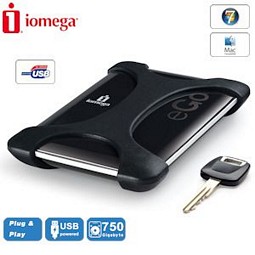 Iomega eGo BlackBelt 750GB externe 2,5 Zoll Festplatte