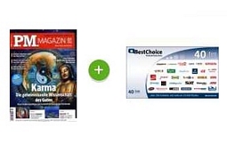 P.M. Magazin im Jahresabo für effektiv 80 Cent sichern