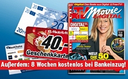 Jahresabo der TV Movie dank Gutschein für effektive 1,60 Euro sichern