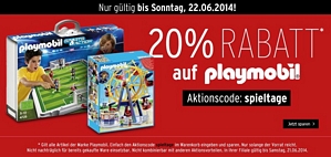 Karstadt: 20 Prozent Rabatt auf Playmobil