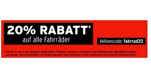 Kaufhof: 20 Prozent Rabatt auf Fahrräder