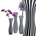 kaufhofleonardoglasvasezebra30cm