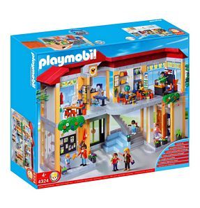 Playmobil Schule Große Schule mit Einrichtung (4324)