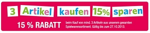 Galeria Kaufhof Onlineshop: 3 Artikel aus dem Spielwarensortiment kaufen und 15 Prozent Rabatt erhalten