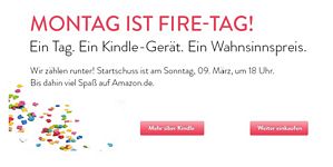 Montag ist Fire-Tag! (Start Sonntag 18 Uhr) – Kindle-Geräte zum günstigen Preis