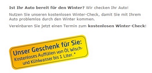 Euromaster: Kostenloser Wintercheck fürs Auto