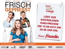 Fast kostenlos zu Zweit ins Kino: Frisch gepresst
