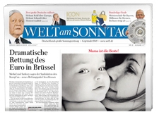 Zeitung  Welt am Sonntag 4 Wochen lang kostenlos testen