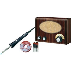 KW Retro-Radio Conrad ab 14 Jahre inkl. Lötkolben-Starter-Set