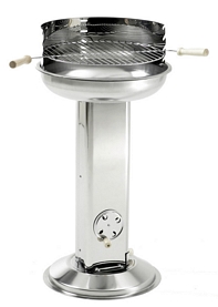 Grillchef by Landmann 11242 Edelstahl BBQ Säulengrill 84cm