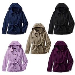 LANDS‘ END Damen Regenjacke Luxe in verschiedenen Farben