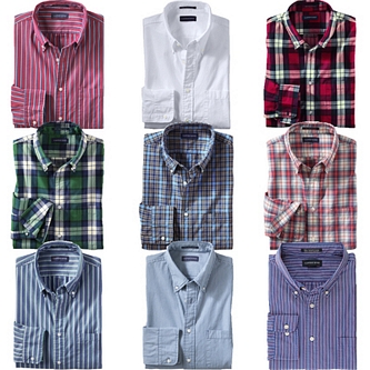 LANDS‘ END Supima Herrenhemden