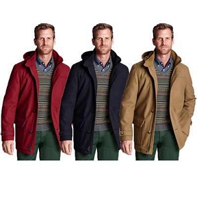 LANDS‘ END Herren Winterparka in verschiedenen Farben