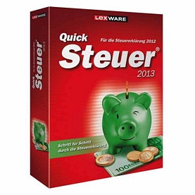 Lexware QUICKSTEUER 2013 für die Steuererklärung 2012 (Box)