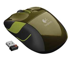 Logitech M525 Maus schnurlos grün