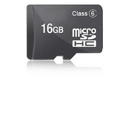 Logitel: microSDHC-Karte mit 16GB Speicher Class6