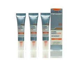 3x Loreal Men Expert Hydra Energy Augenpflege 15 ml