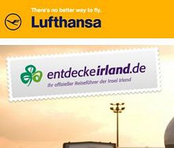 Lufthansa: Günstig fliegen mit 20 Euro-Gutschein Dank entdeckeirland.de