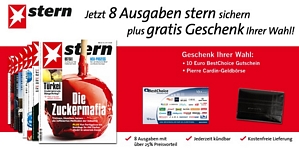 MAGclub: 8 bzw. 10 Ausgaben Stern für effektiv 4,90 Euro