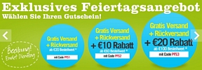 MandmDirect: Diverse Gutscheine + keine Versandkosten zu Pfingsten