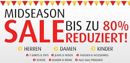 MandMDirect.de: Midseason-Sale mit bis zu 80% Rabatt +30% Gutscheincode (ab 60 Euro MBW)