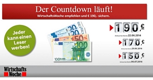Jahresabo der Wirtschaftswoche für effektive 43,80 Euro