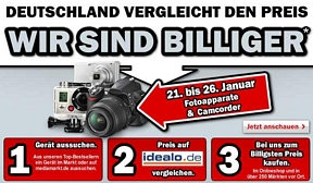 Media Markt: Wir sind billiger – Fotoapparate und Camcorder zum günstigsten Preis