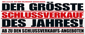 Media Markt: Der Grösste Schlussverkauf des Jahres