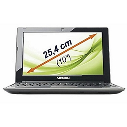 Medion E1228 Netbook mit 10 Zoll-Display und Intel Atom N570-Prozessor