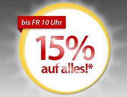 MeinPaket: 15 Prozent auf alles bis Freitag 10:00 Uhr