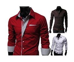 Merish Herrenhemden 6 Modelle Slim Fit