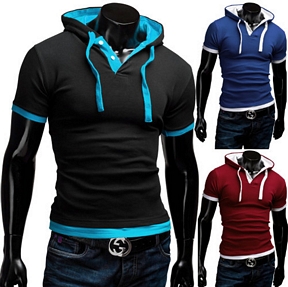 Merish Kapuzen Poloshirt