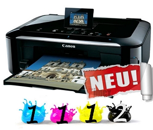 Canon Pixma MG5350 Multifunktionsgerät (Scanner, Kopierer, Drucker, USB 2.0)
