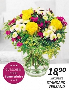 Miflora: Blumenstrauß Sommerbrise für nur 18,90 Euro inkl. Versand