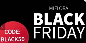Miflora: Black Friday mit 50 Prozent Rabatt