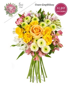 Miflora: Blumenstrauß Liebe Umarmung für 11,90 Euro zzgl. 5,90 Euro Versandkosten