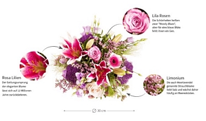 Miflora: Blumenarrangement Lebenslust für 18,00 Euro zzgl. 5,90 Euro Versandkosten